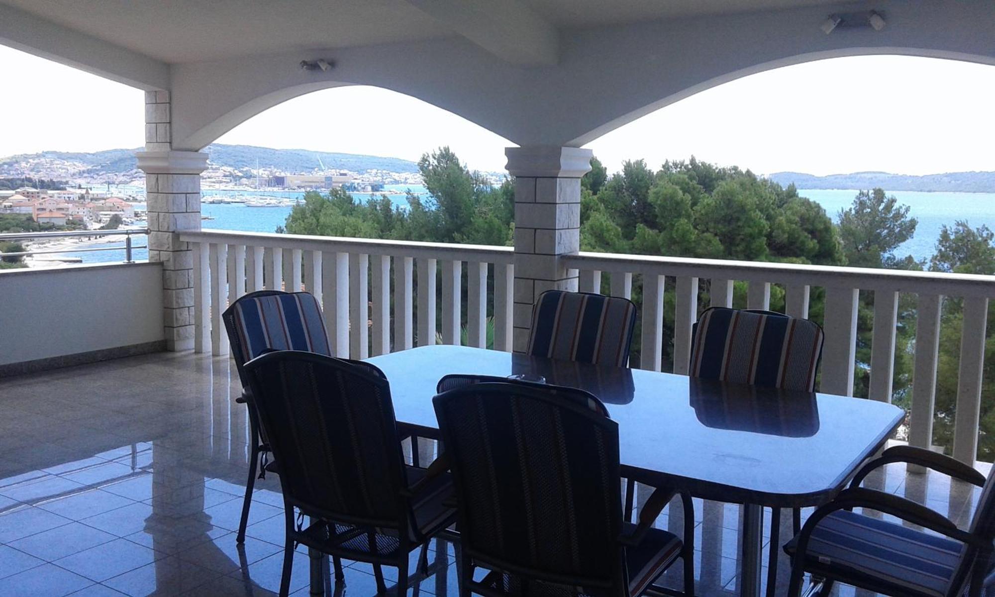 Villa Rosanda Apartments Trogir Bagian luar foto